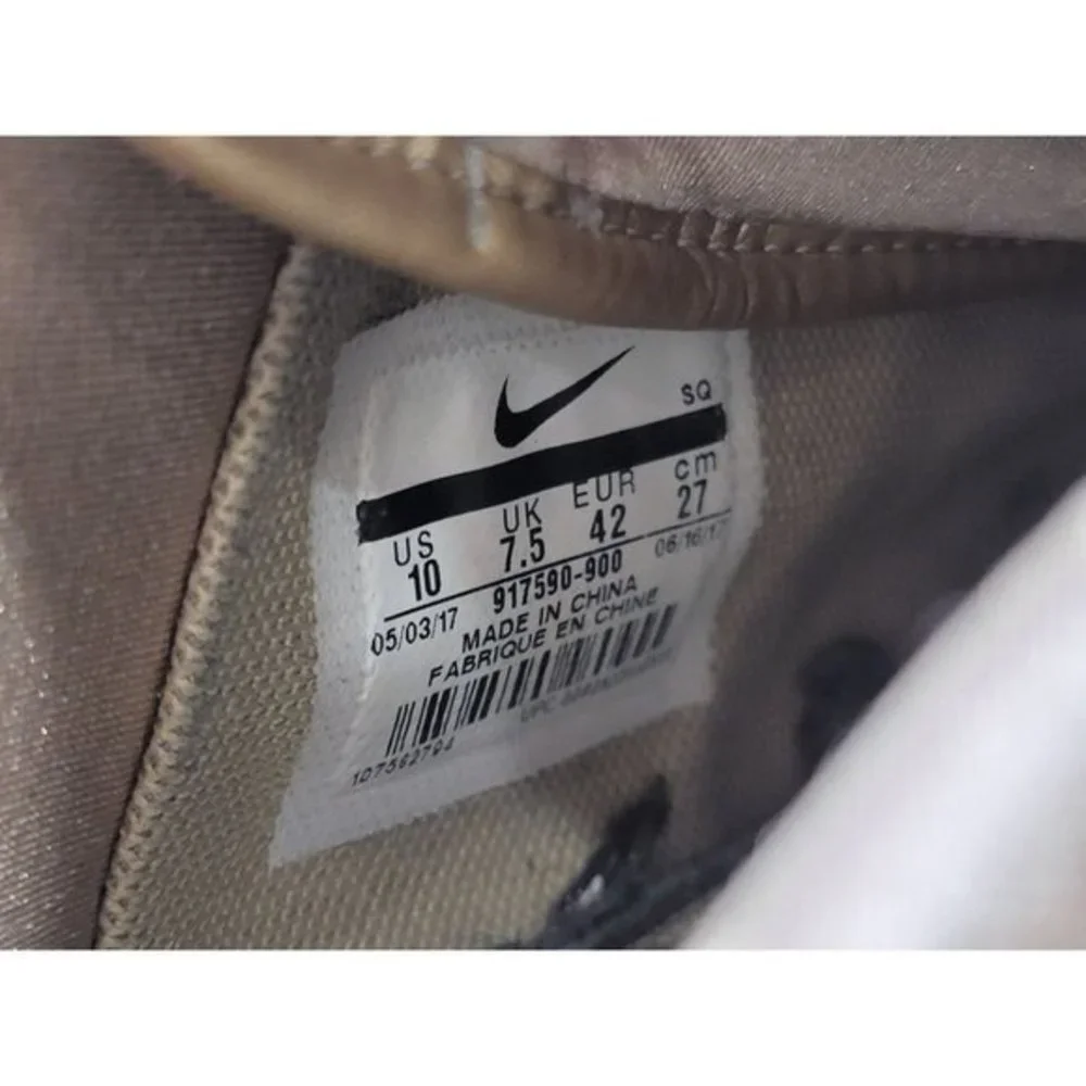 Nike AF1‎ Air Force 1 Upstep Premium Blur Gold Shoes 917590-900 Womens Size 10